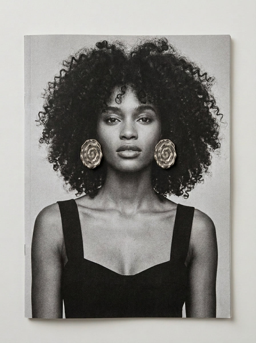 Swirl Studs: the everyday statement earring